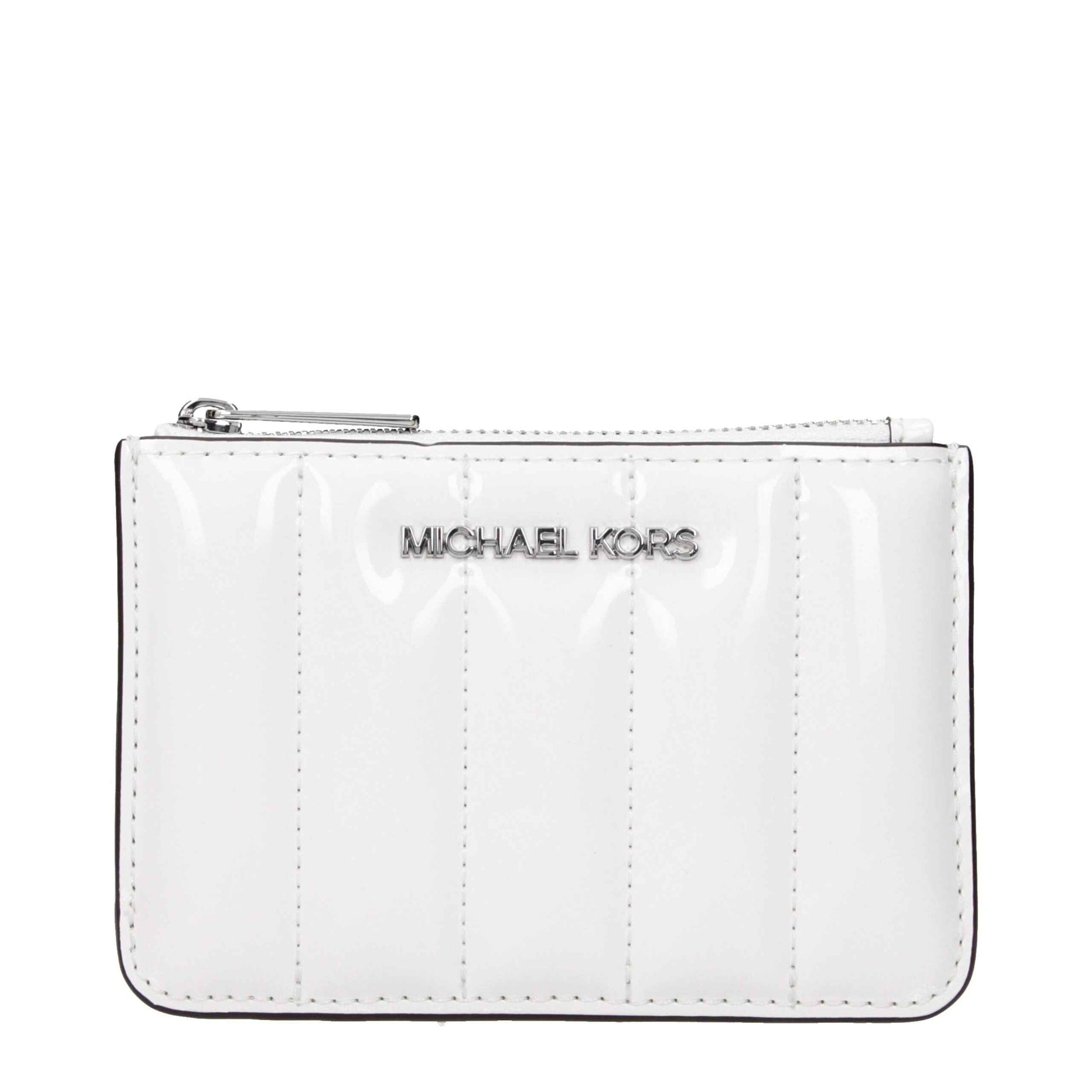 Michael Kors White Leather Wallets