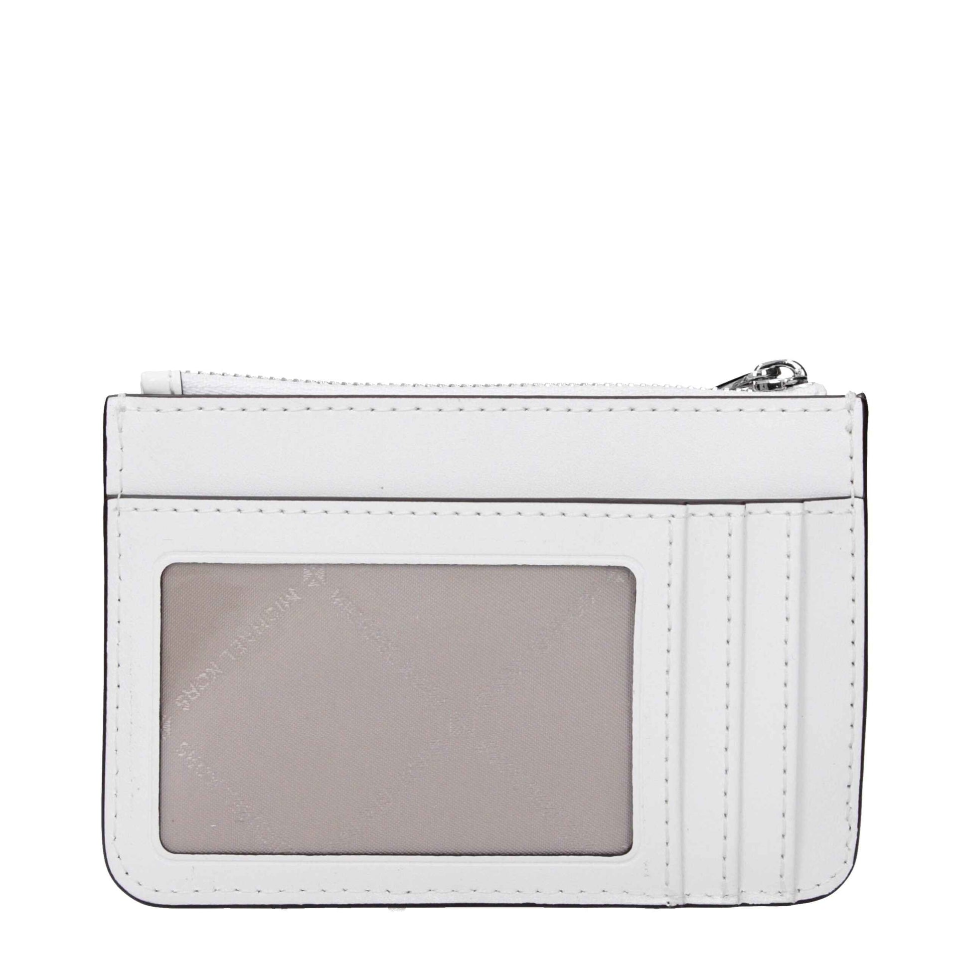 Michael Kors White Leather Wallets