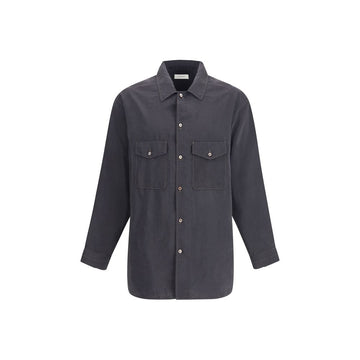 Lemaire Gray Silk Shirt