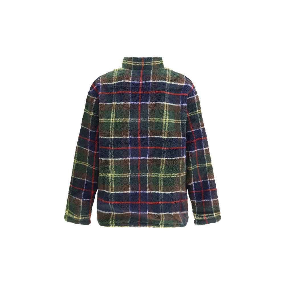 Barbour Sherpa Tartan Fleece Zip Through Jacket