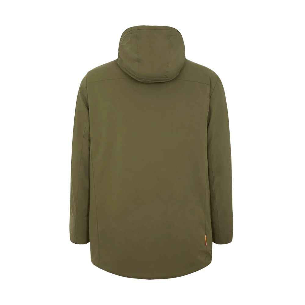 Suns Green Polyester Jackets & Coat