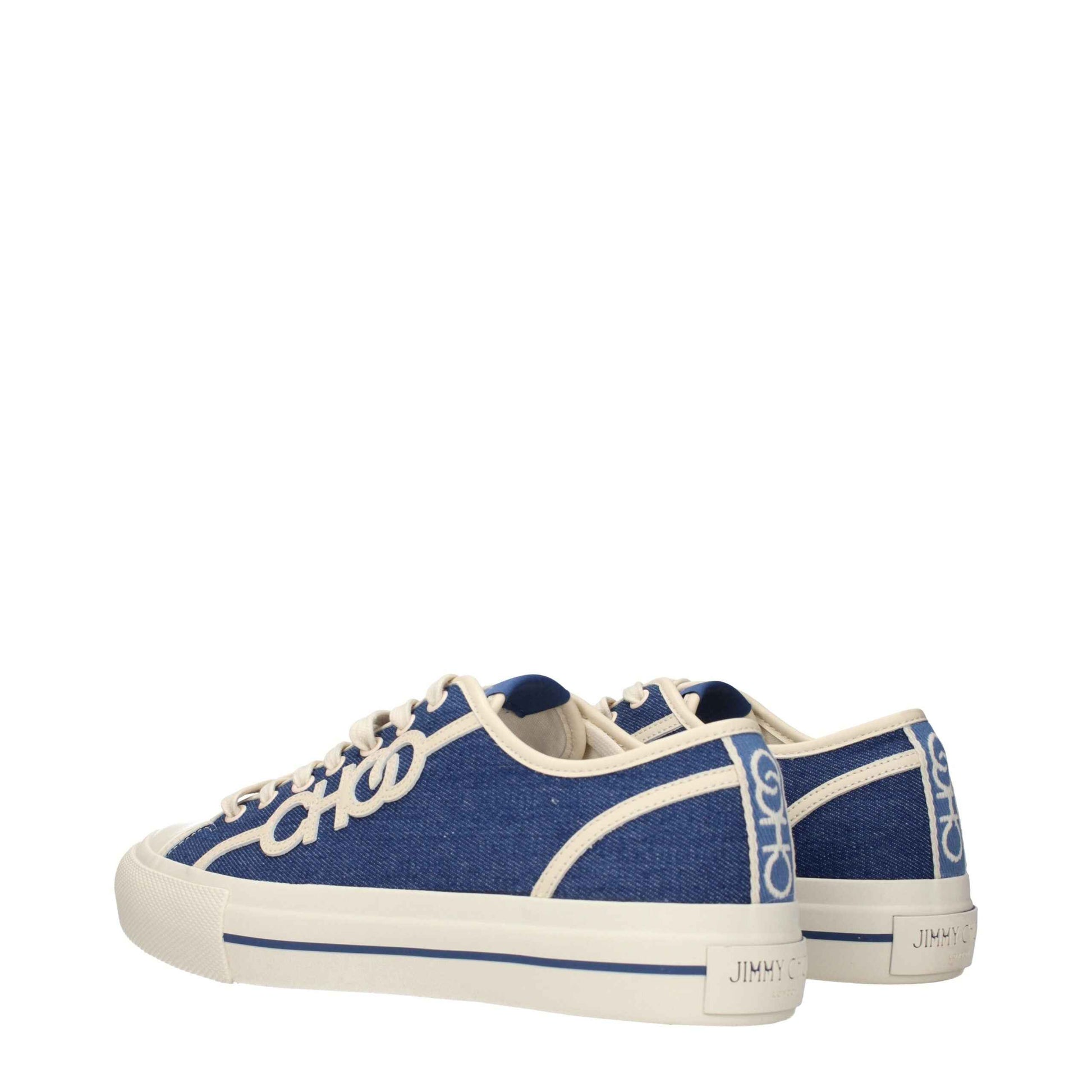 Jimmy Choo Blue Fabric Low Tops