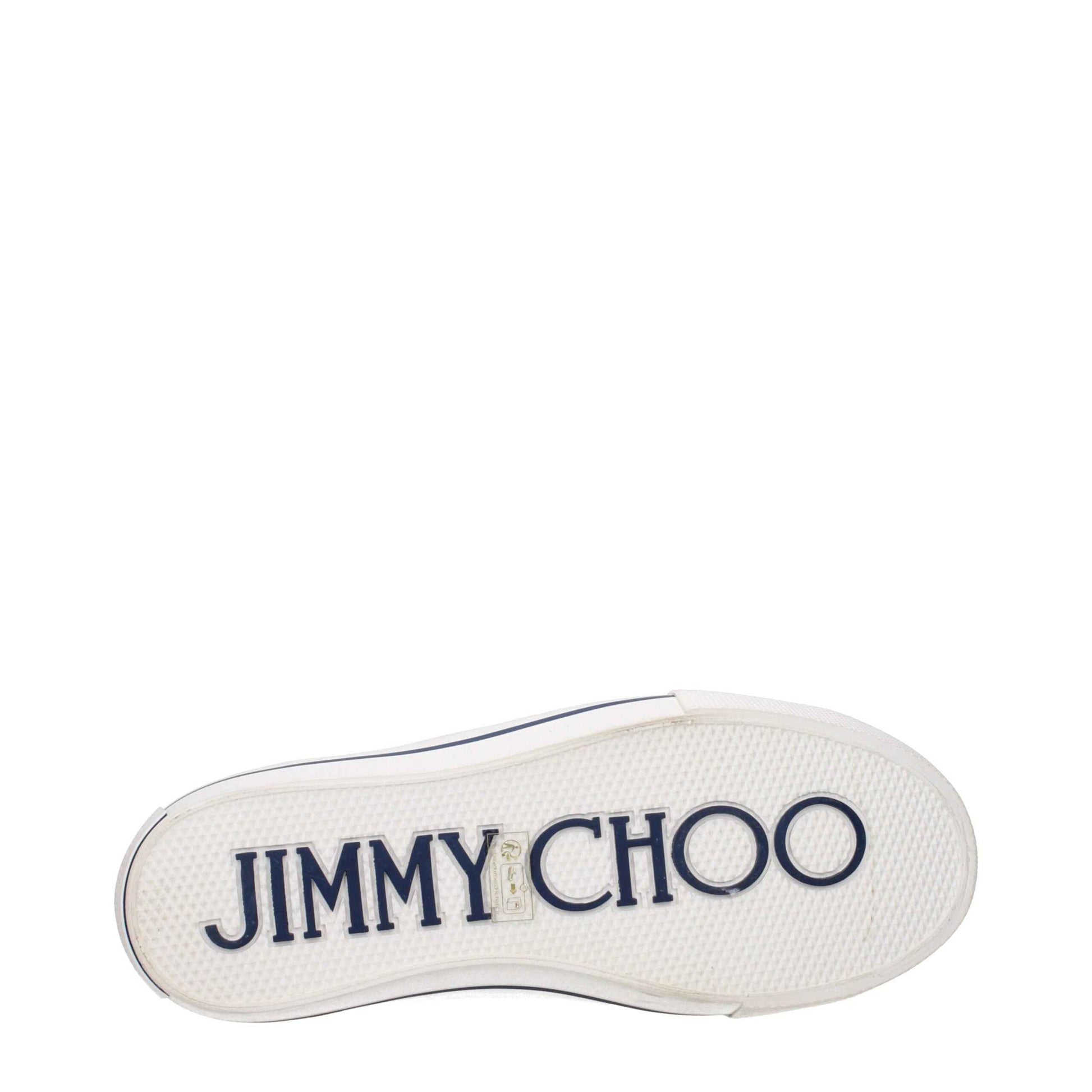 Jimmy Choo Beige Fabric Low Tops