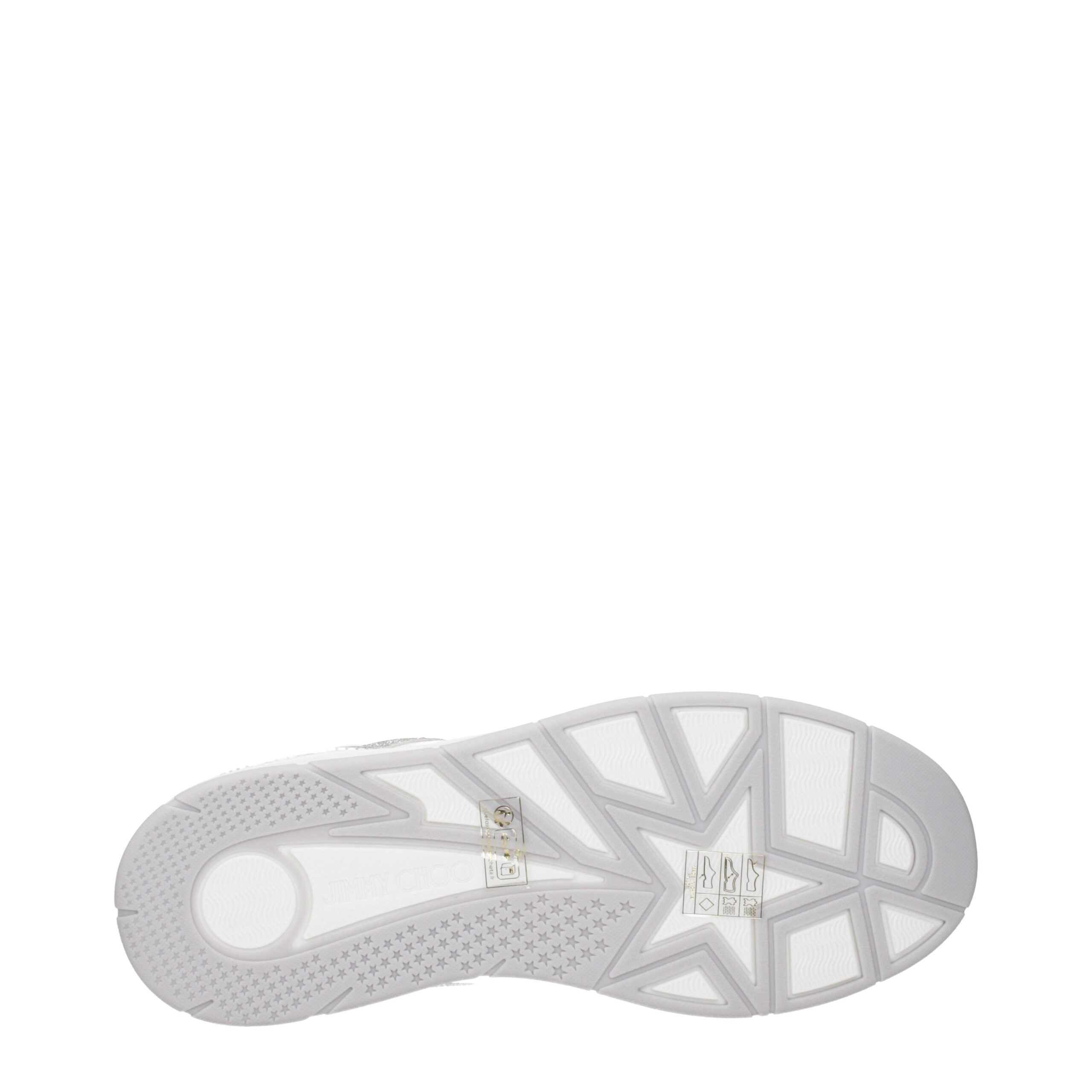 Jimmy Choo White Leather Low Tops