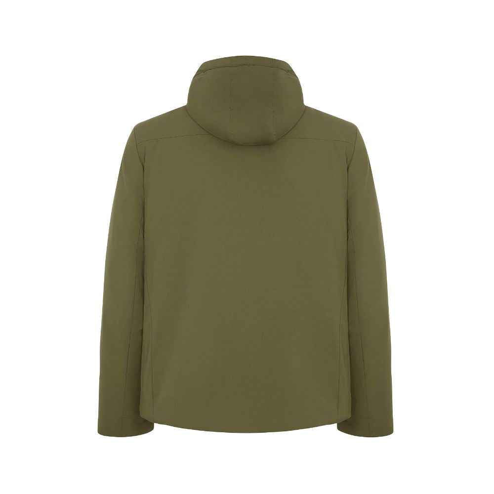Suns Green Polyester Jackets & Coat