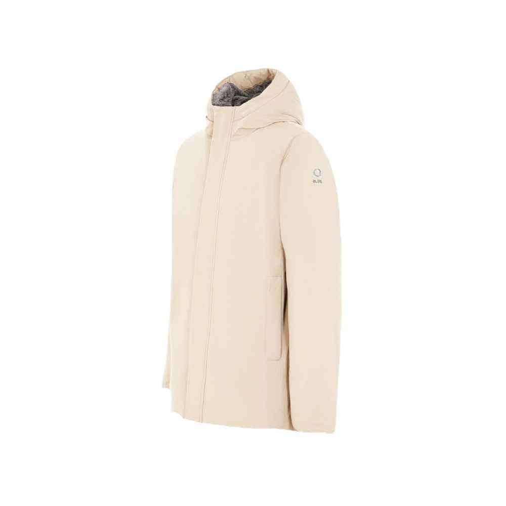Suns White Polyester Jackets & Coat