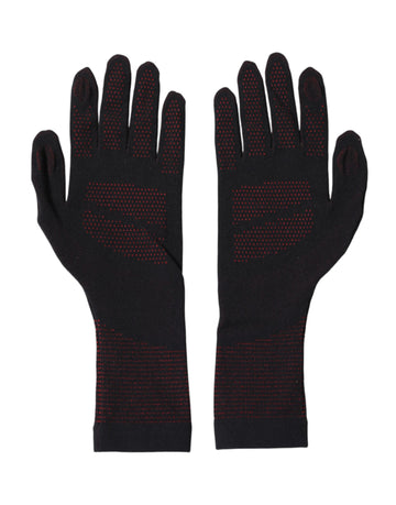 Dolce & Gabbana Black DG Logo Cotton Hands Mitten Men Gloves