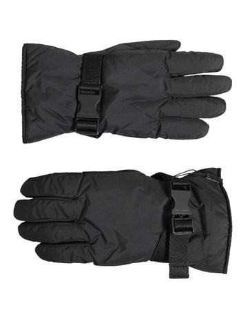 Dolce & Gabbana Black Windproof Ski Winter Warm Non Slip Gloves