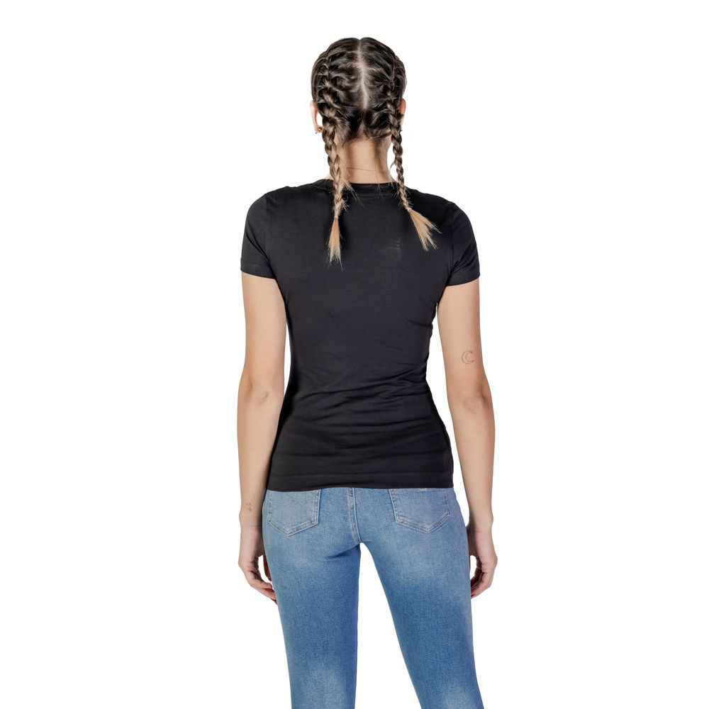 Guess Black Cotton T-Shirt