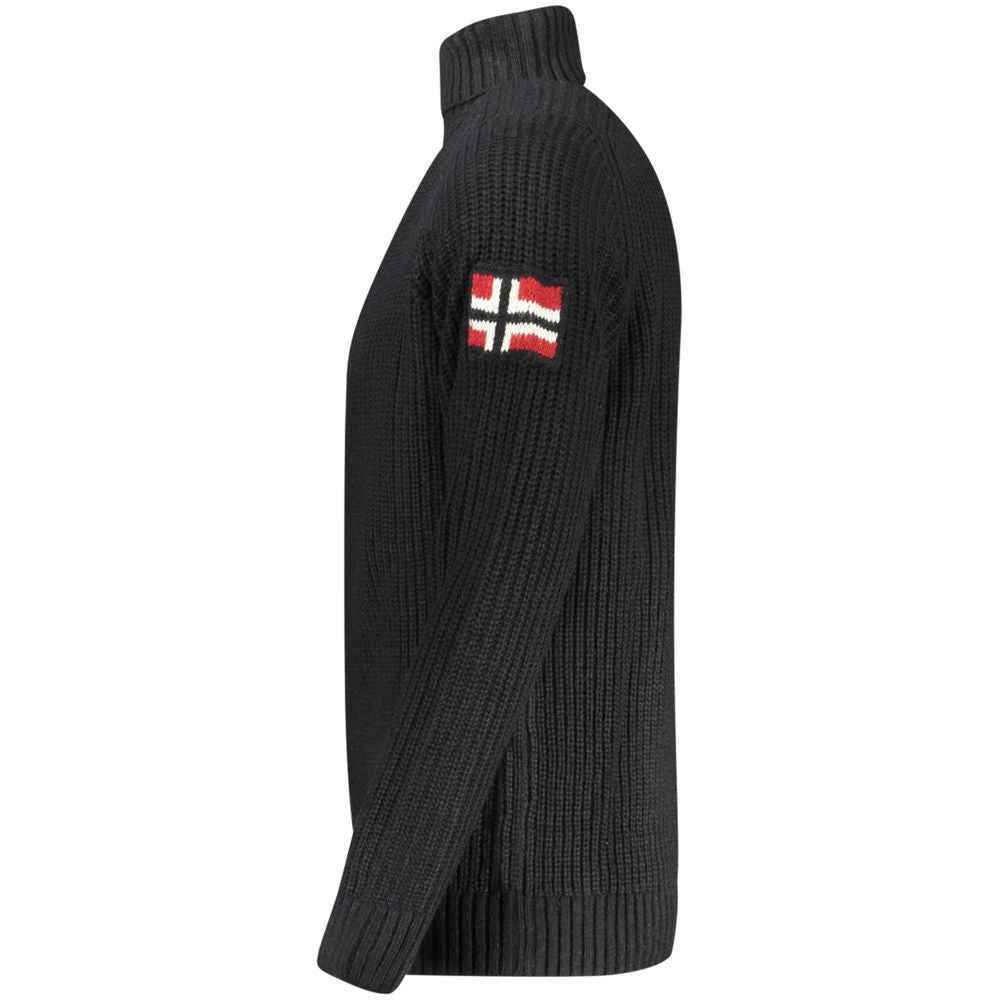 Norway 1963 Blue Wool Sweater