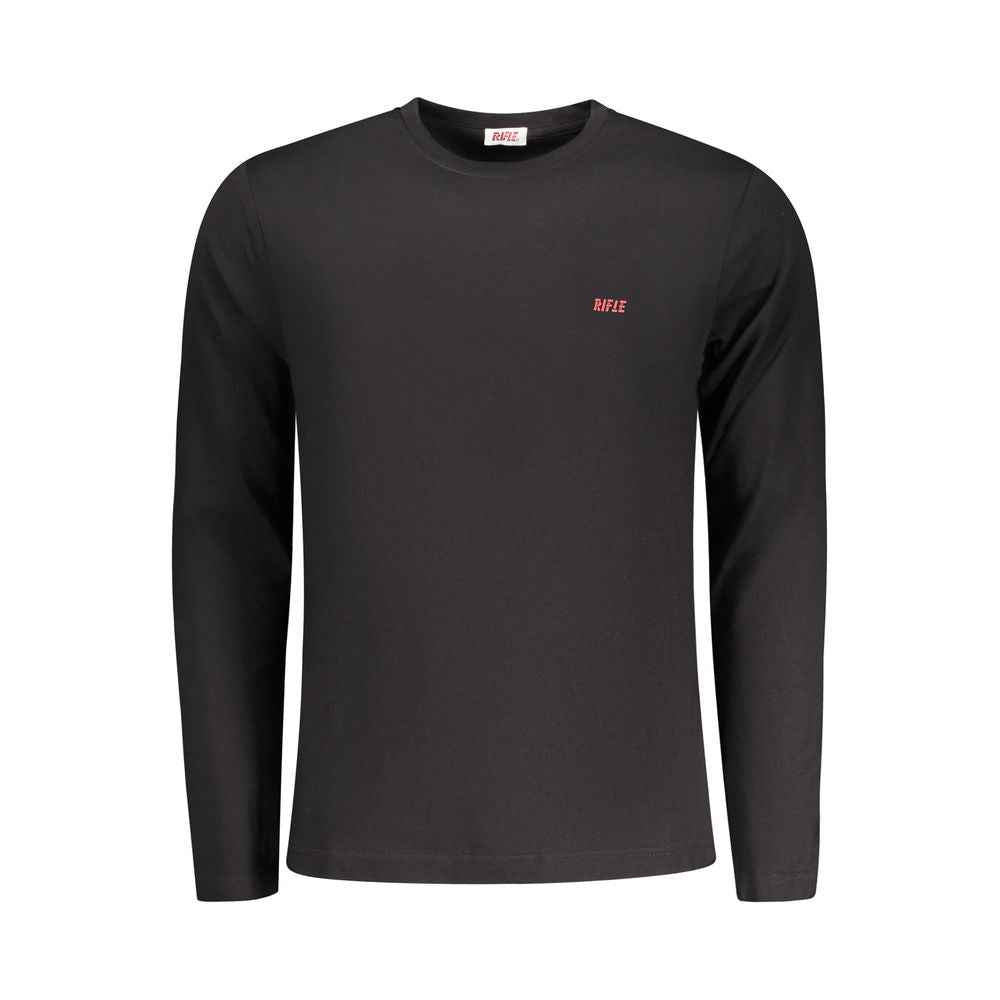 Rifle Black Cotton T-Shirt