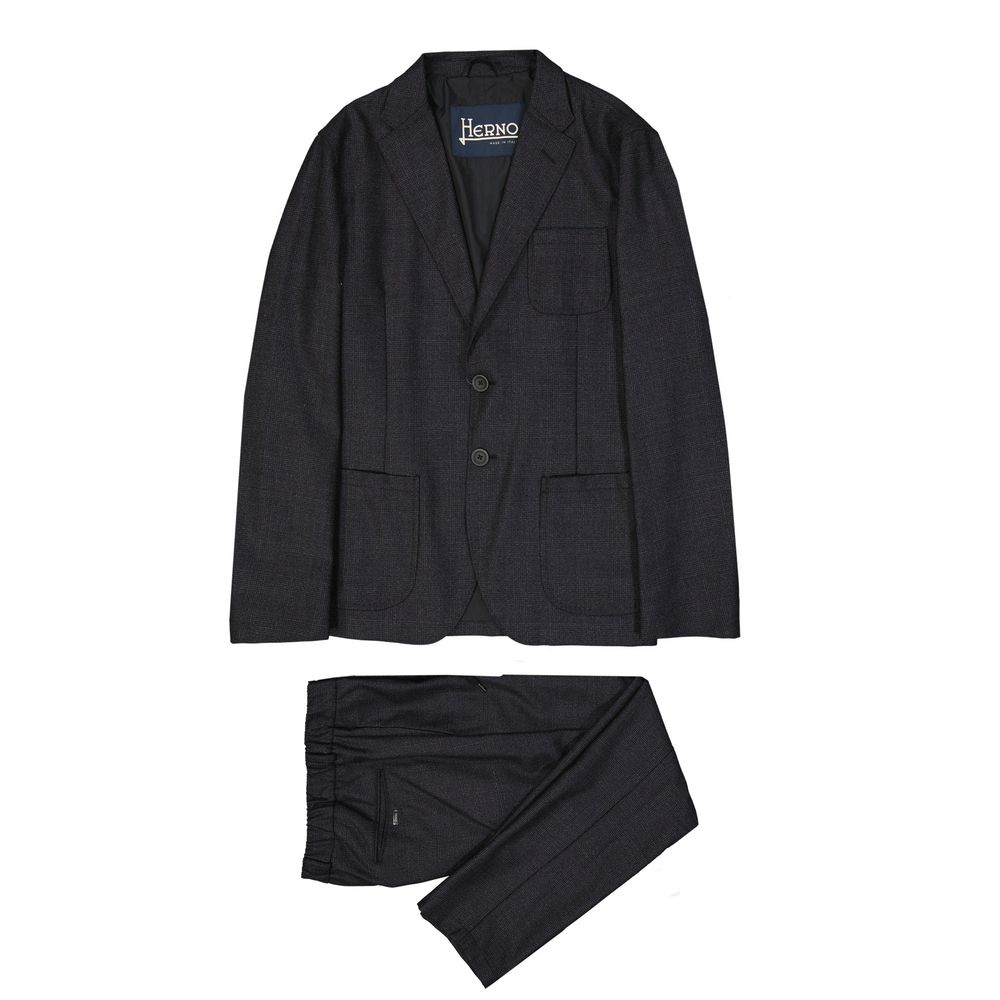 Herno Gray Wool Blazer