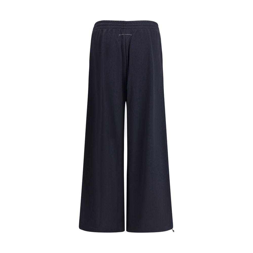 MM6 Black Polyester Athletic Pants