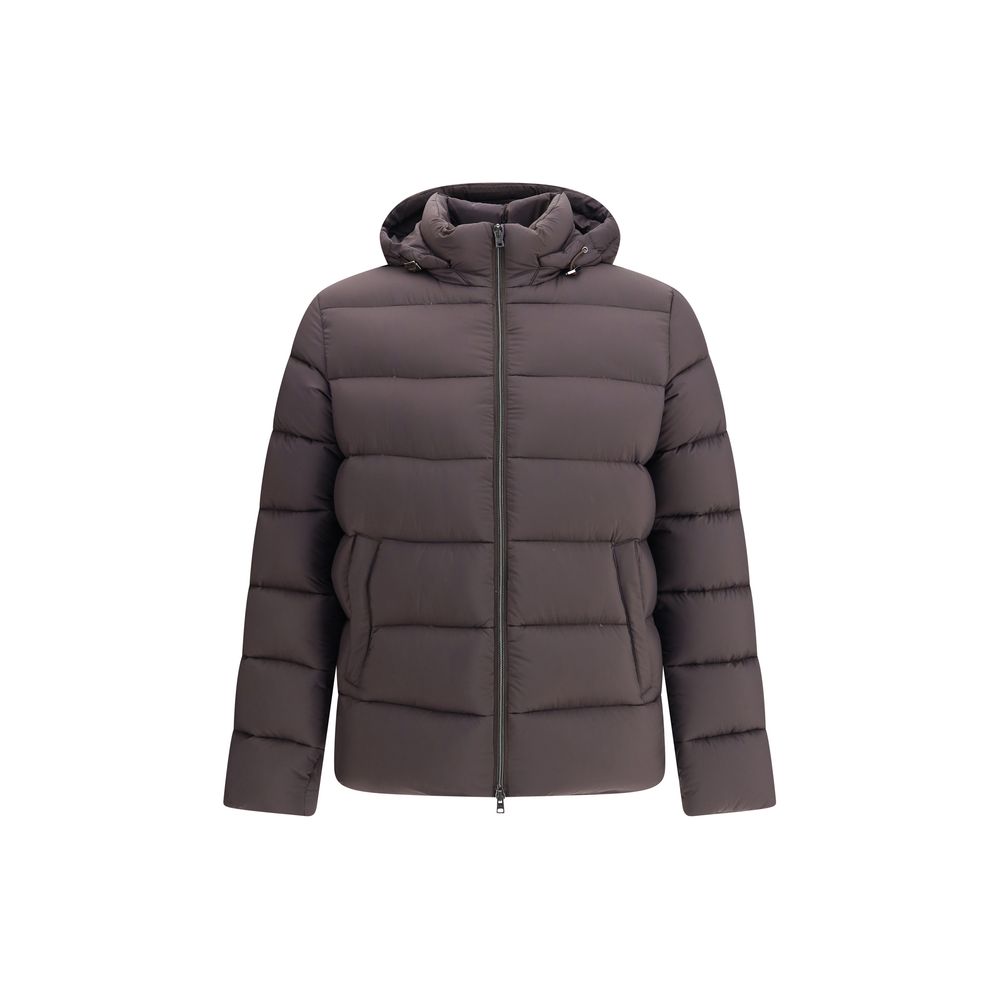 Herno Brown Polyamide Bomber