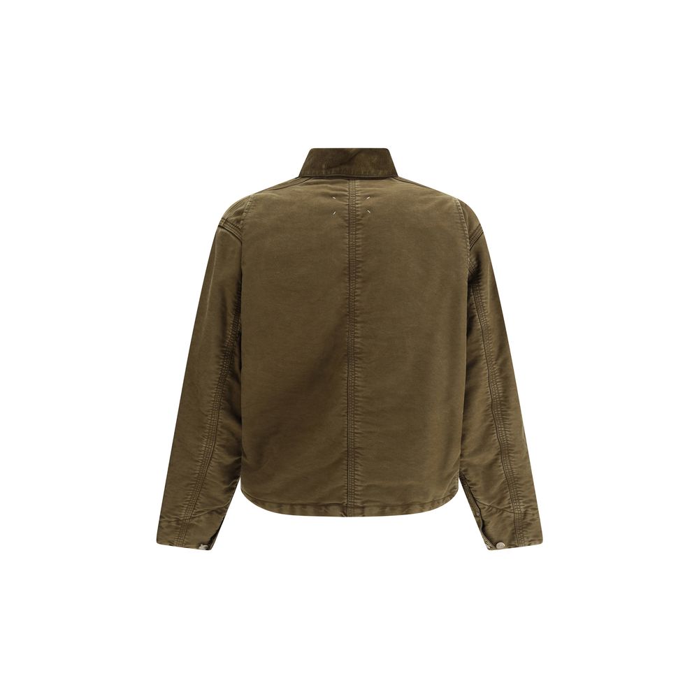Margiela Bicolor Cotton Denim Jacket