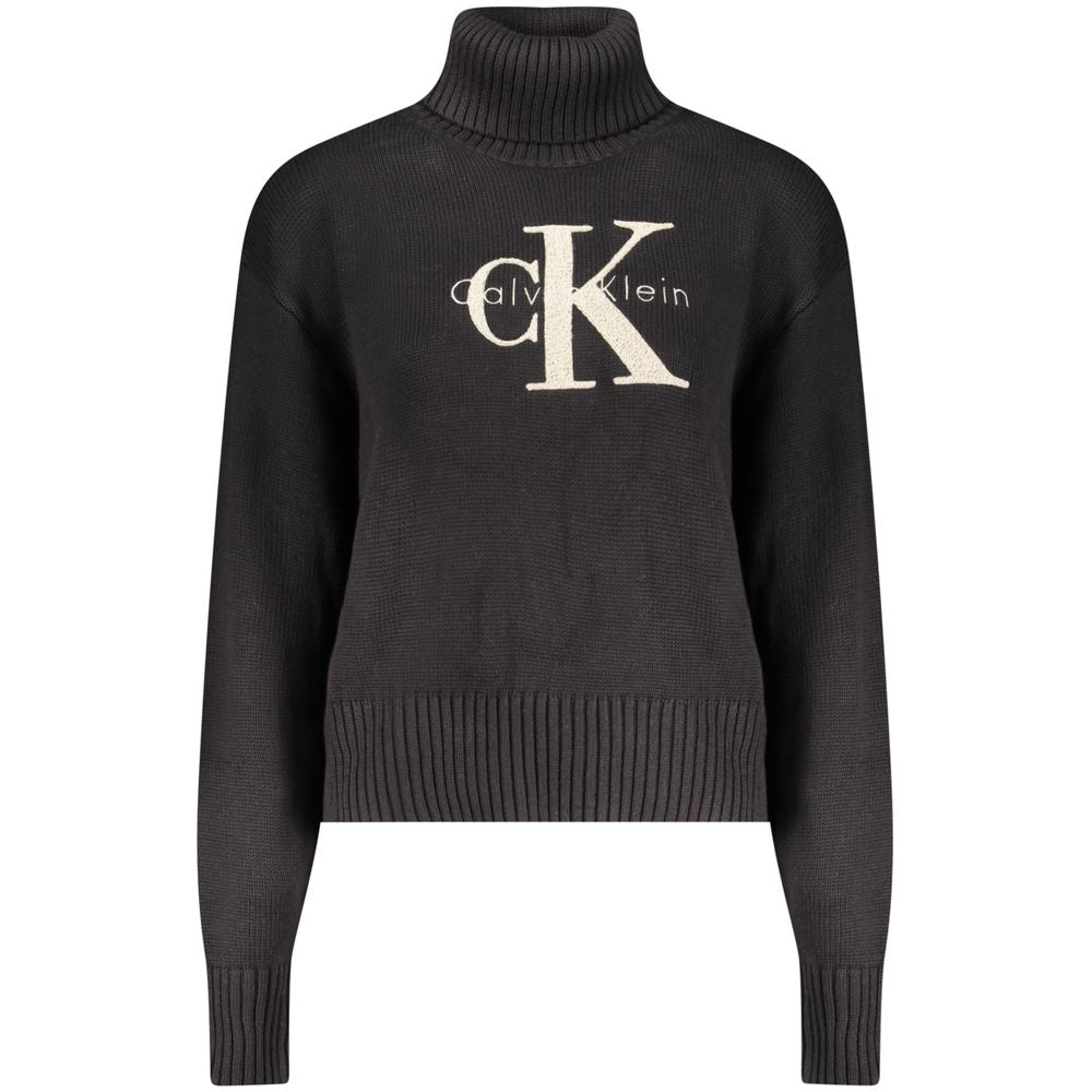 Calvin Klein Black Cotton Women Sweater