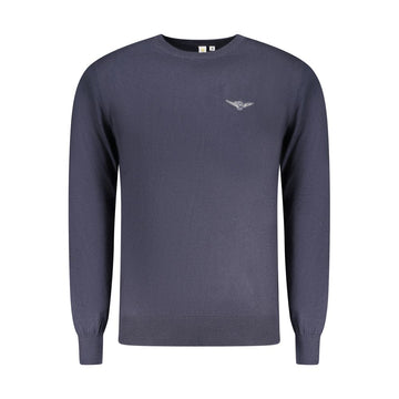 Accademia Militare Blue Cotton Men's Sweater