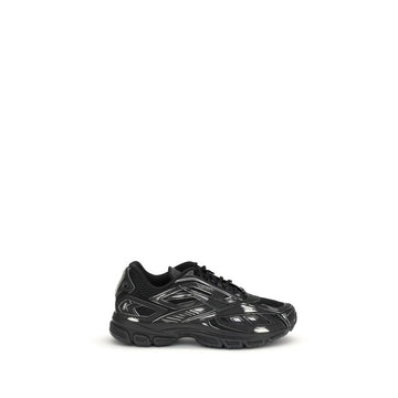 Reebok Black Polyethylene Athletic Sneakers