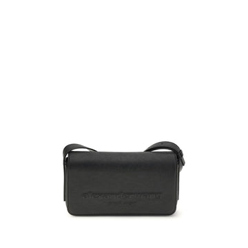 Alexander Wang Black Calf Leather Bos Taurus Shoulder Bag