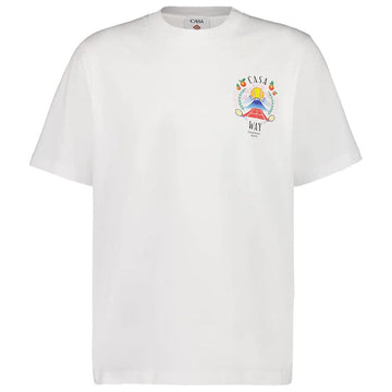 Casablanca White Cotton T-Shirt