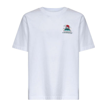 Casablanca White Cotton T-Shirt