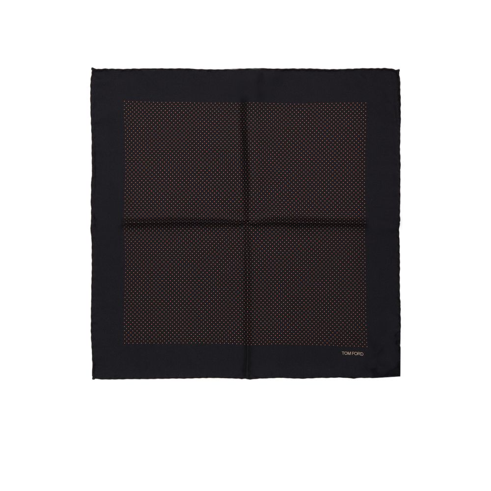 Tom Ford Black Silk Pocket Square