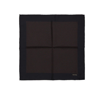 Tom Ford Black Silk Pocket Square