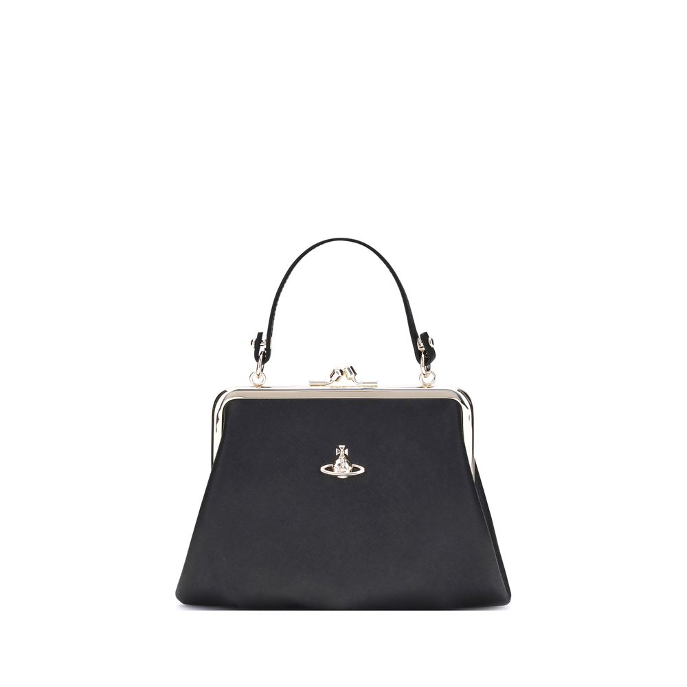 Vivienne Westwood Black Polyethylene Handbag