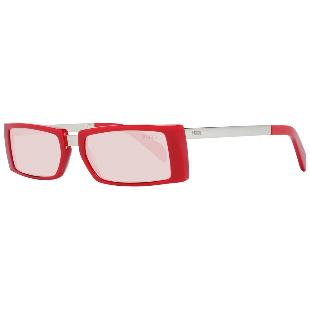 Emilio Pucci Red Plastic Sunglasses