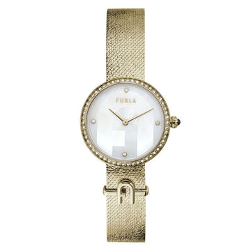 Furla Gold Stainless Steel Dress Watch