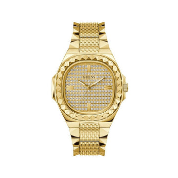 Guess Gold Stainless Steel Dress Watch