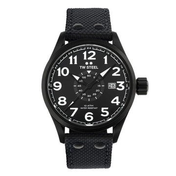 TW Steel Black Fabric Sport Watch