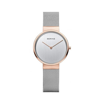 BERING Silver Stainless Steel Dress Watch