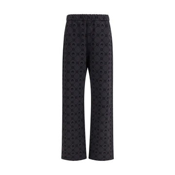 Marine Serre Gray Cotton Athletic Pants