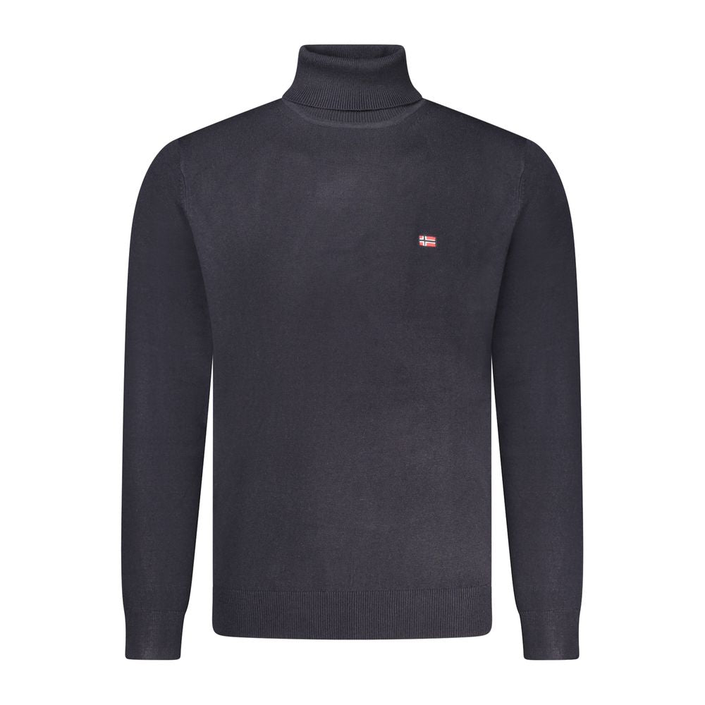 Norway 1963 Blue Wool Men's Turtleneck Sweater