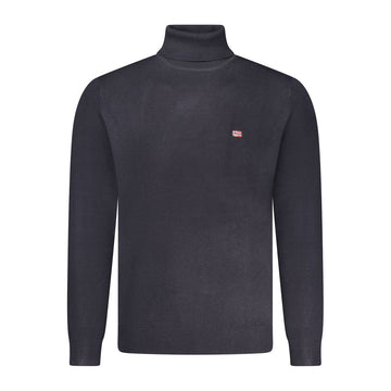 Norway 1963 Blue Wool Men's Turtleneck Sweater