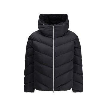 Herno Black Polyester Jackets And Coat