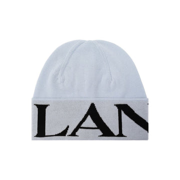Lanvin Blue Virgin Wool Beanie