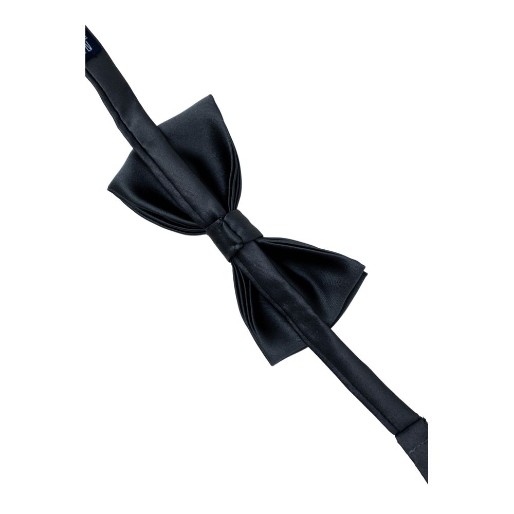 Punto Sella Cravatte Gray Silk Bowtie