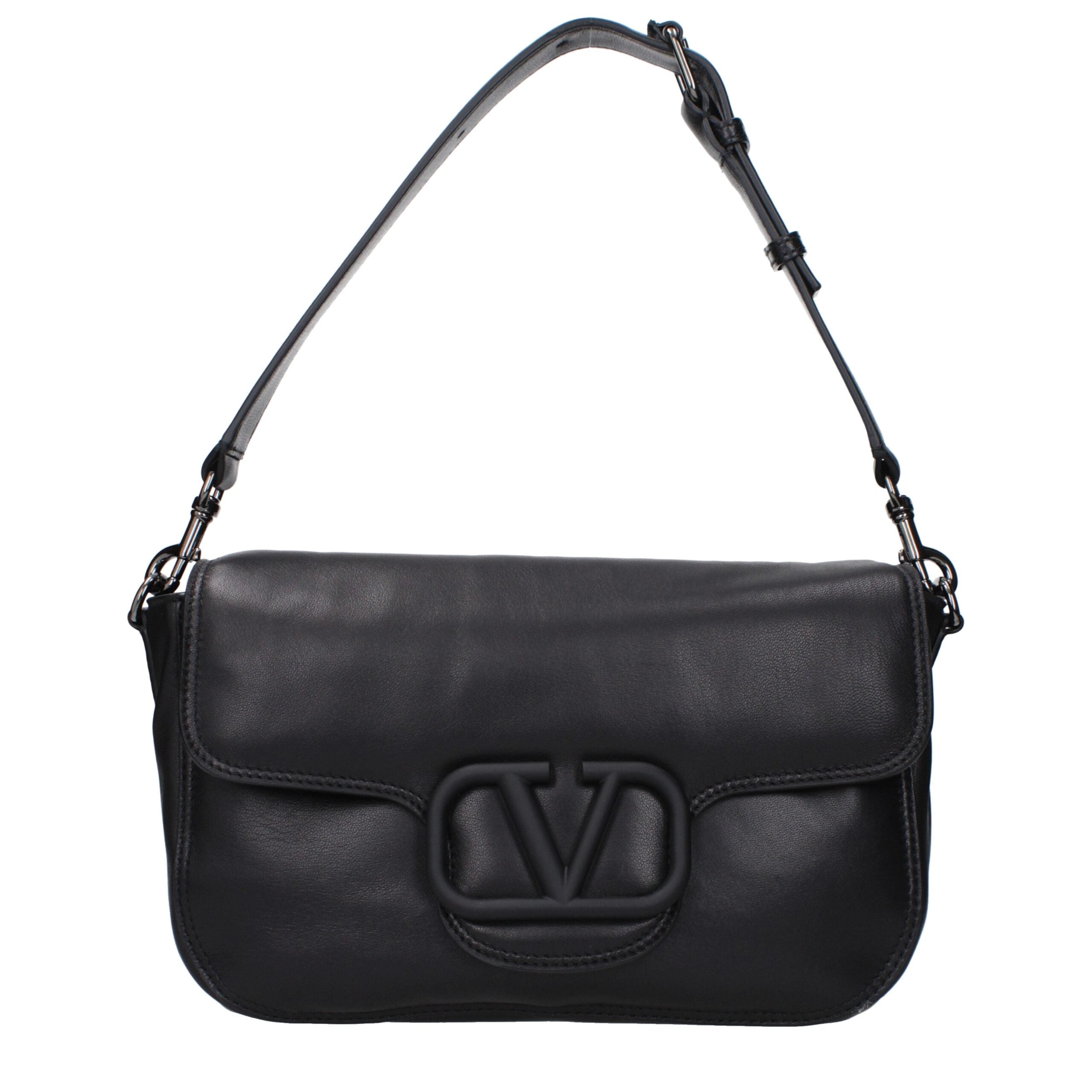 Valentino Garavani Black Leather Handbag