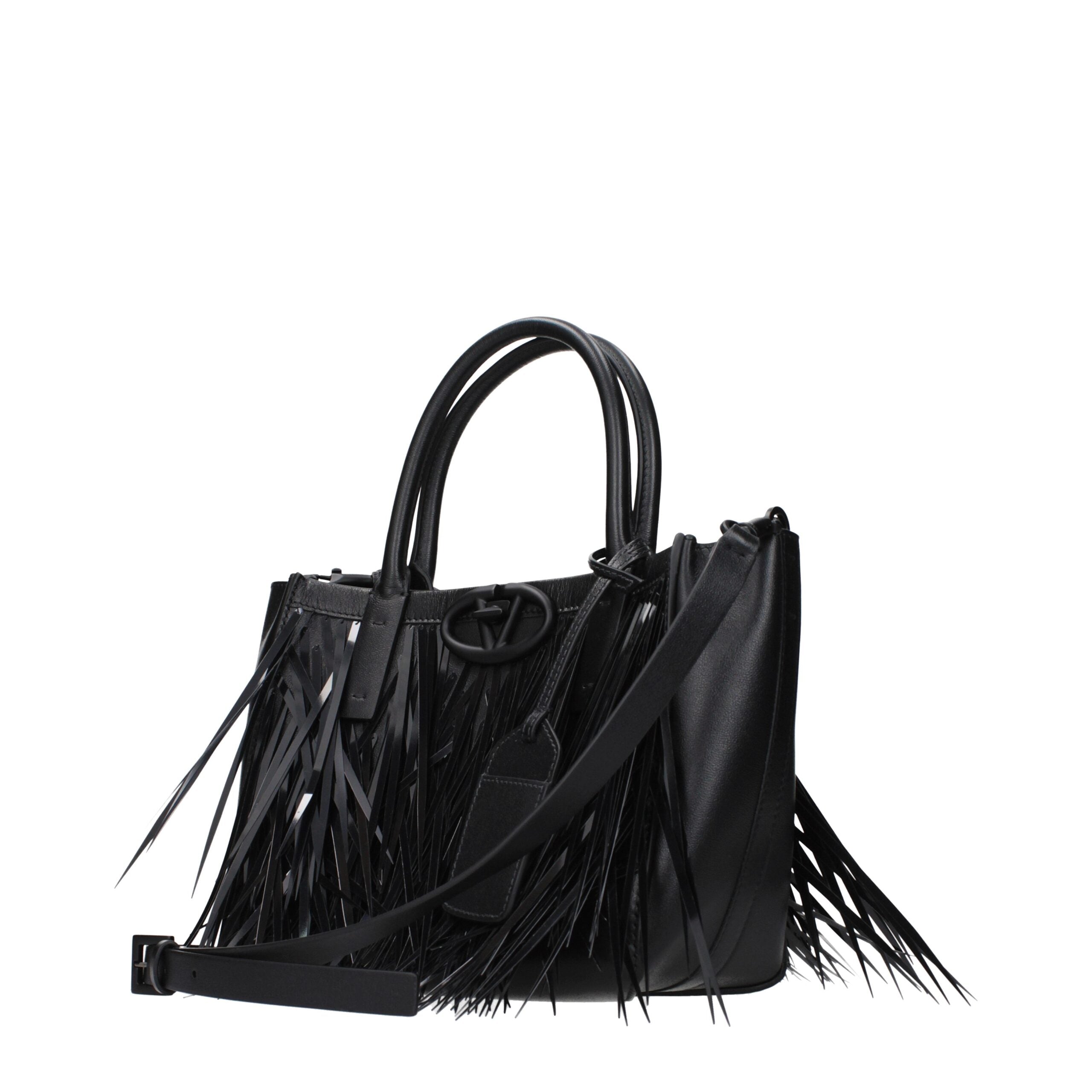 Valentino Garavani Black Leather Handbag