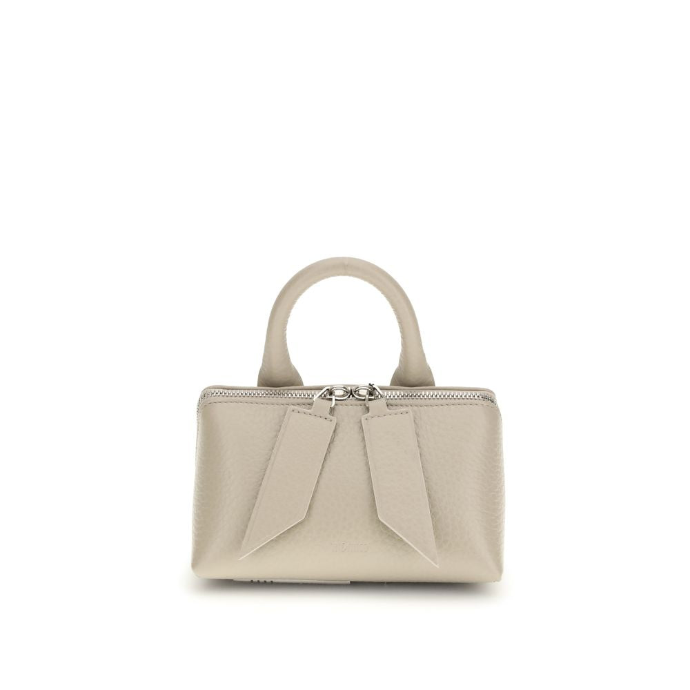 The Attico Beige Calf Leather Bos Taurus Shoulder Bag