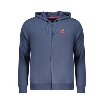 U.S. Grand Polo Blue Cotton Men's Hoodie