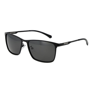 Polaroid Black Metal Sunglasses