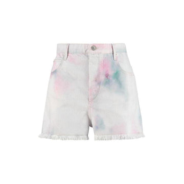 Isabel Marant Multicolor Denim Shorts