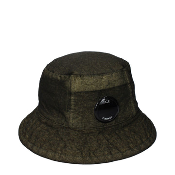 C.P. Company Green Polyamide Bucket Hat