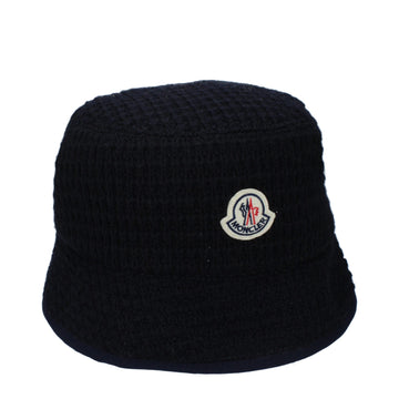 Moncler Blue Wool Bucket Hat