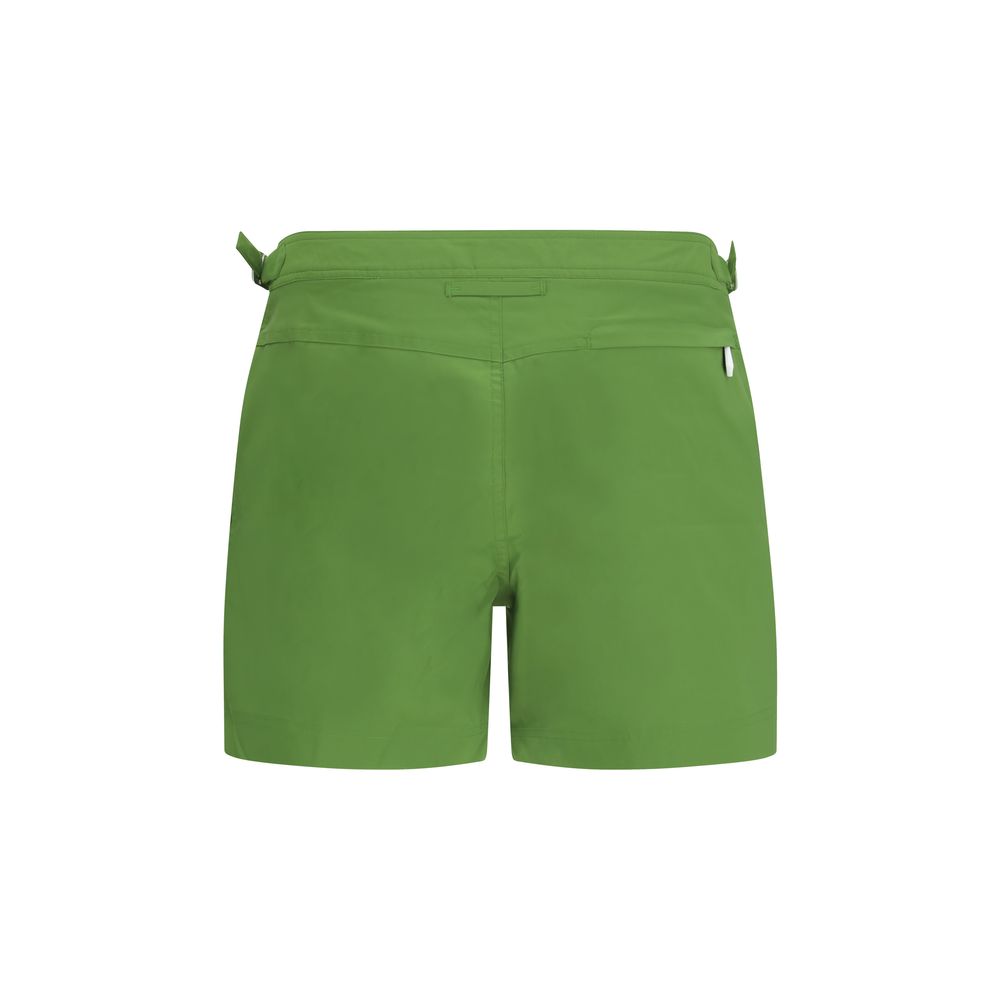 Tom Ford Bicolor Polyester Swim Shorts